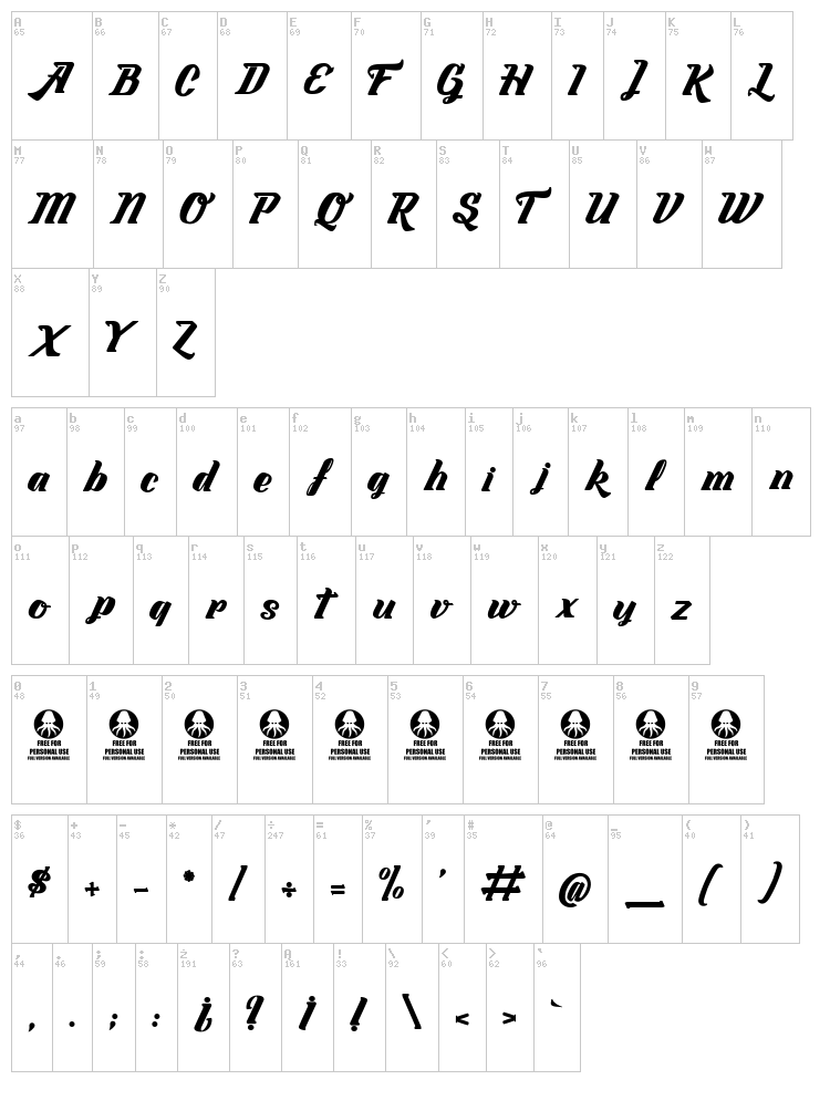 Labyrinthe du Paradis font map